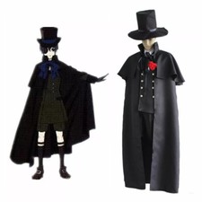 Black Butler Ciel Phantomhive Funeral Anime Costume Cosplay Halloween New