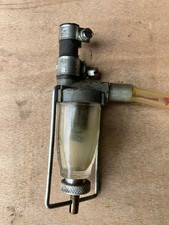 Glass Bowl Fuel Filter 2Clip +6mm hose ENFIELD BULLET ENFIELD GLASS