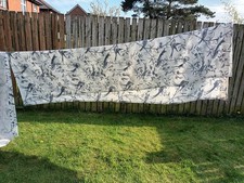 Set of two linen curtains