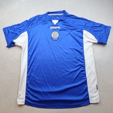 Leicester City Shirt 3XL Blue Home Kit 2009 2010 Joma Jersey 125th Anniversary