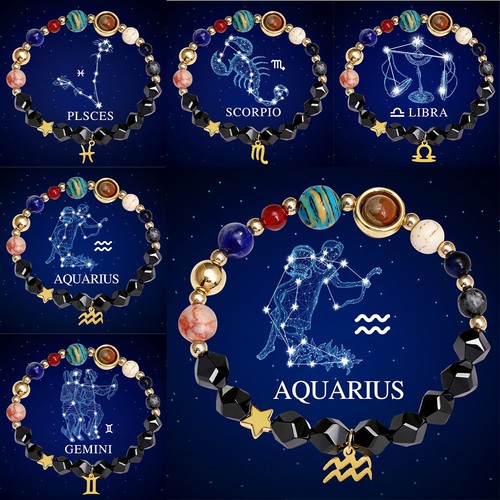 Personalized zodiac bracelet - personalized,