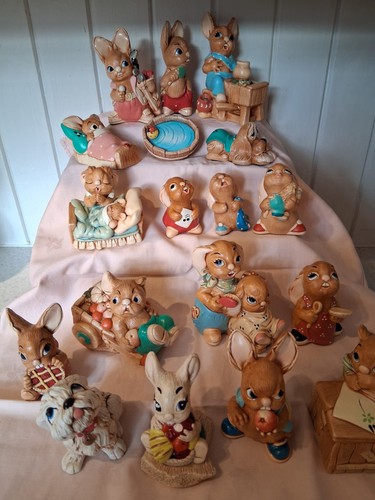 Pendelfin vintage rabbits - pendelfin,
