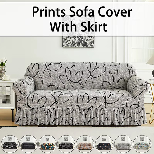 1pc elastic sofa - 1pc, skirt