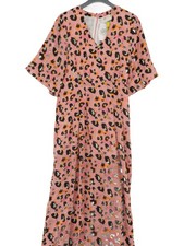 Pyrus A-Line Maxi Dress L in Pink