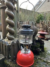 Vintage Red Tilley Lamp Lantern, Tilly Lamp - Used/Untested - Red -marked 11 90