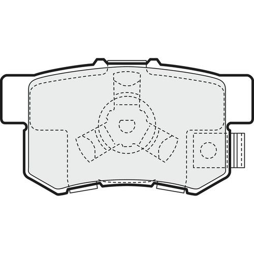 Brake pads set - set, honda