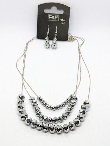Layered sparkly beaded - f&f,