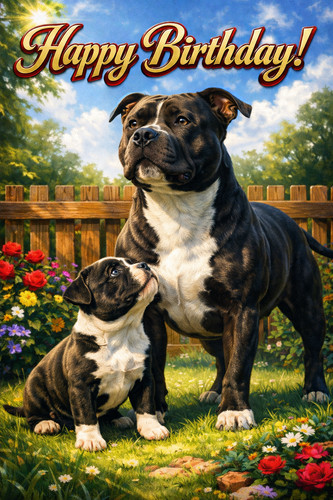 Staffordshire bull terrier - bull,