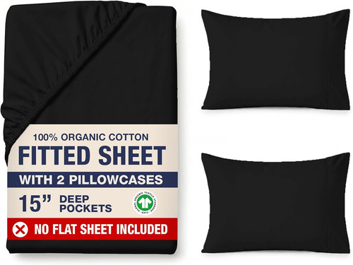 100 organic cotton fitted - 100%,
