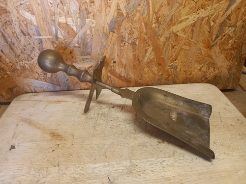Vintage brass fireside - brass,