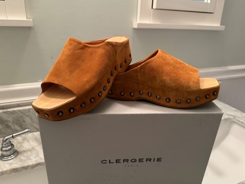 Clergerie suede open toe - clergerie,