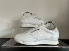 Reebok Sz 5 Classic Princess Women's White Trainers Sneakers Shoes 5.5