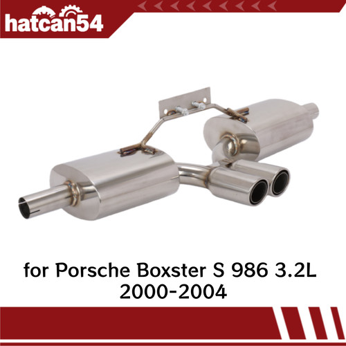 Stainless rear silencer - stainless,