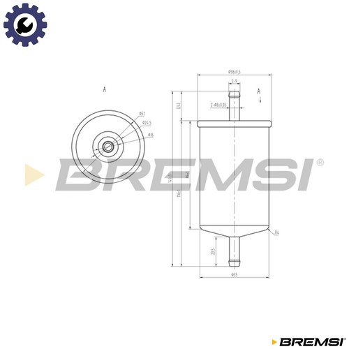 Fuel filter fe0397 for skoda - filter,