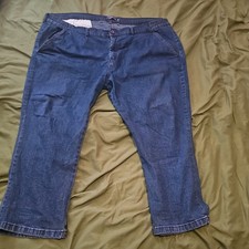 PREMIER MAN BLUE MENS JEANS WITH ELASTICATED WAIST 48 INCH WAIST  27 INCH LEG