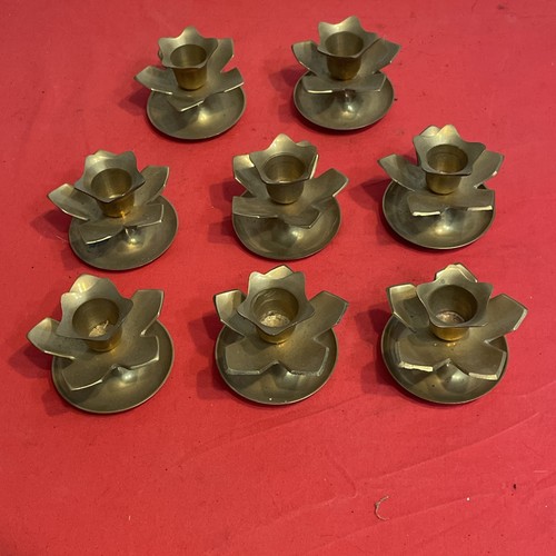 Vintage brass lotus flower - vintage,