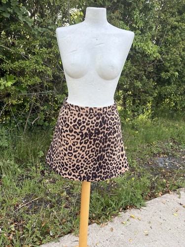 Zara leopard print mini skirt