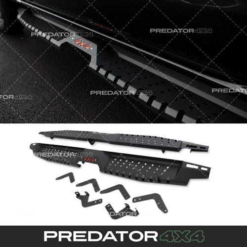 Matte black side bars - matte,