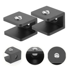 8Pcs Shower Glass Clamp Brackets for Floating Shelf Wall Mount Support Bathroom