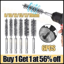 6 X Stainless Steel Wire Brush