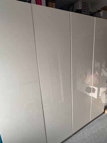 Ikea pax high gloss wardrobe - ikea,