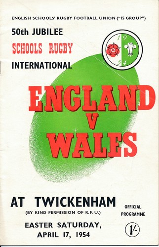 Rugby union programme - rugby,