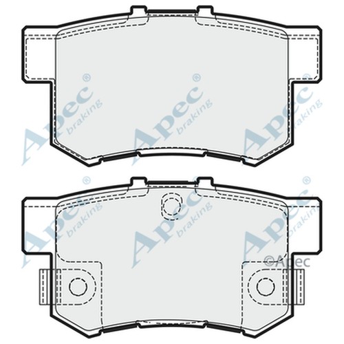 Brake pads set for suzuki - set, sx4