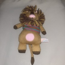 Latitude Enfant Knitted Simon The Lion Comforter Plush Soft Toy