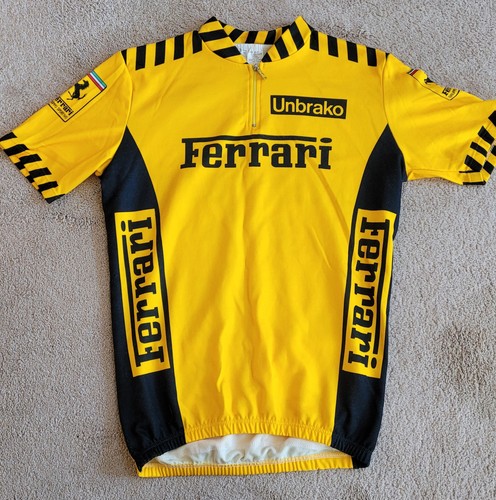 Vintage ferrari cycling jersey - ferrari,