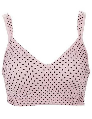 Rhonda shear pink dot - rhonda,