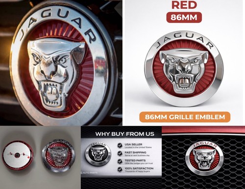 Jaguar red chrome growler - jaguar,