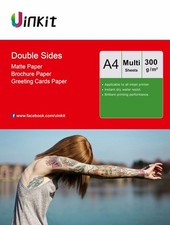 A4 Thick Matte 300Gsm Double Sided Matt Photo Paper Inkjet Paper Inkuway Lot