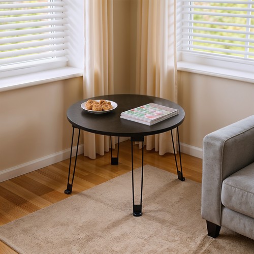 Foldable round table small - foldable,