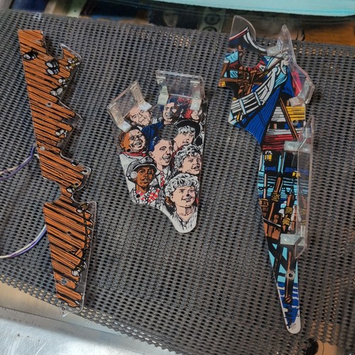 Hook pinball plastics set - plastics,