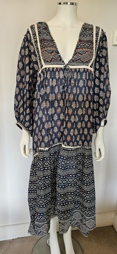 Vtg indian cotton - cotton, thin