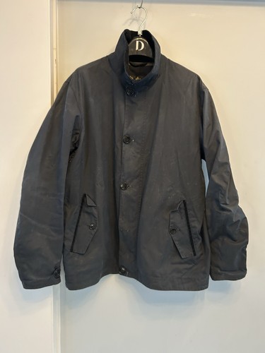 Barbour tartan waxed jacket