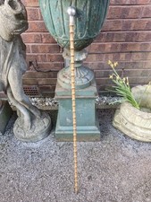 Military Whangee Bamboo Silver