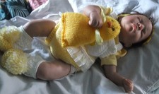 A lovely reborn baby girl doll