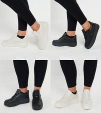 Womens Wedge Trainers Hi Top