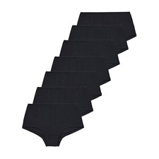 GIRLS 7 PACK HIPSTER SHORTS BRIFS KNICKERS UNDERWEAR PREMIUM COTTON  RICH 5 -16