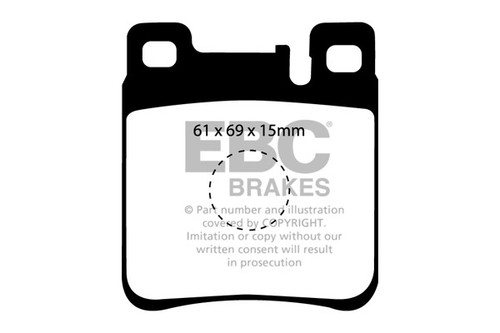 Ebc redstuff rear brake pads - redstuff,
