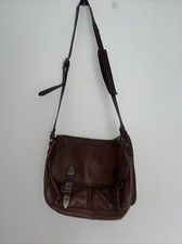 APC Satchel Bag Brown Leather  Bag Medium Size