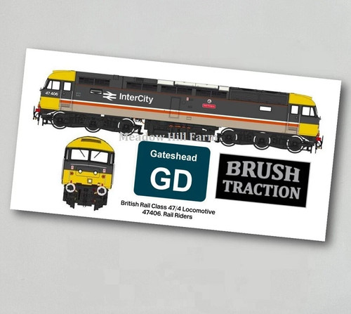 Sticker british rail - sticker,