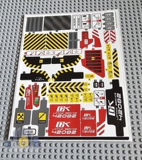 Lego Technic STICKER SHEET