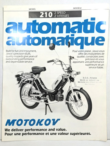 Vintage 1970s jawa motokov 210 - 1970s,