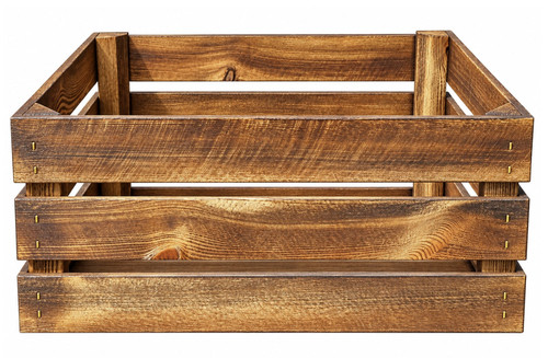 Rustic wooden storage - wooden, crate