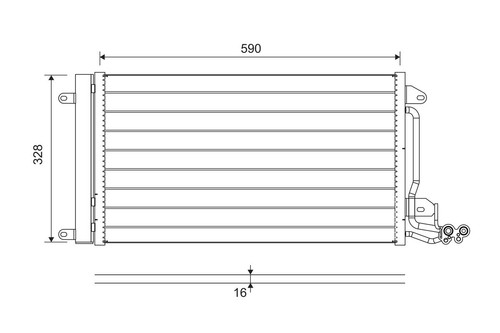 814364 valeo condenser air - 814364,