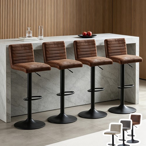 Set suede bar stools - set,