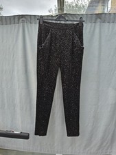 Zara Black Sequin Velvet