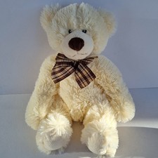 Sainsburys Teddy Cream Tartan